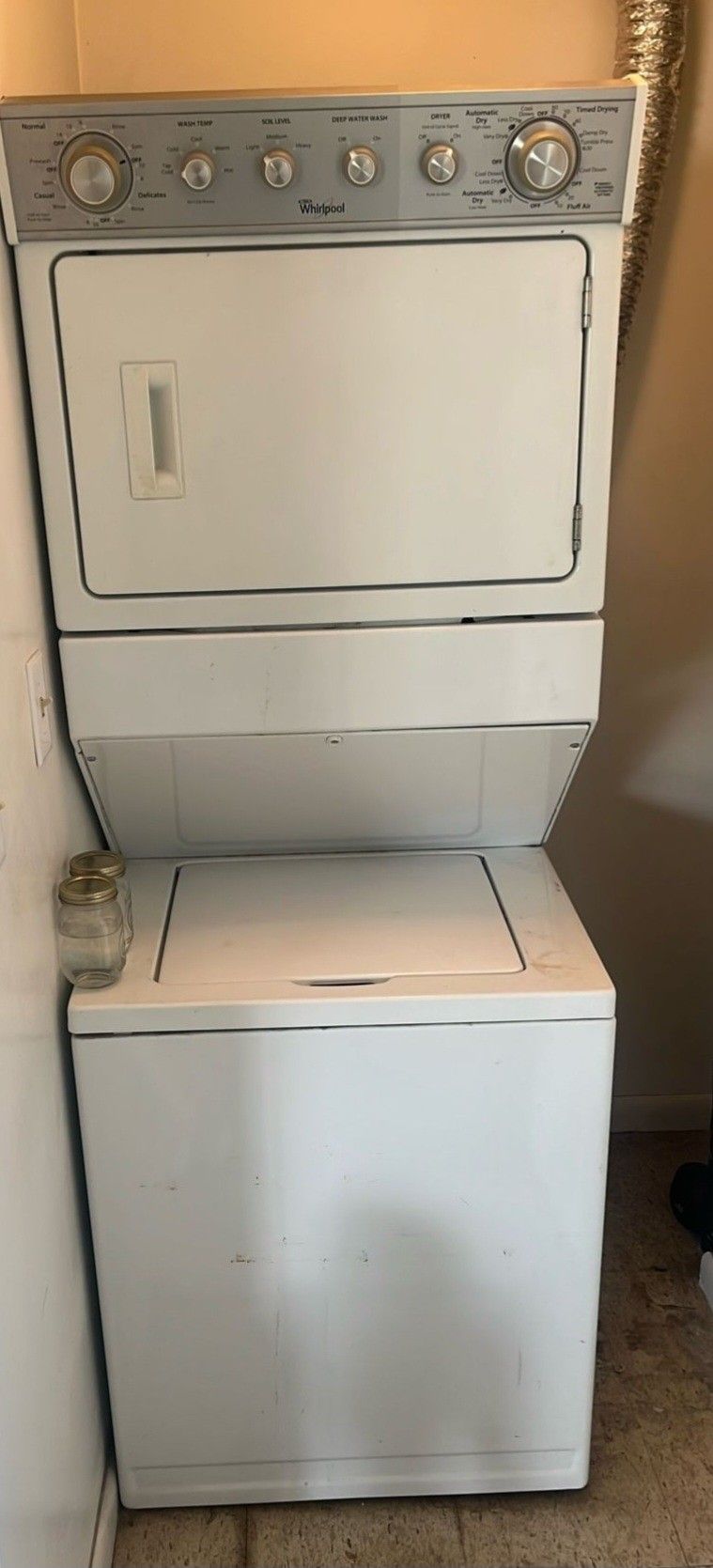 $375*Whirlpool Stackable 27"wide