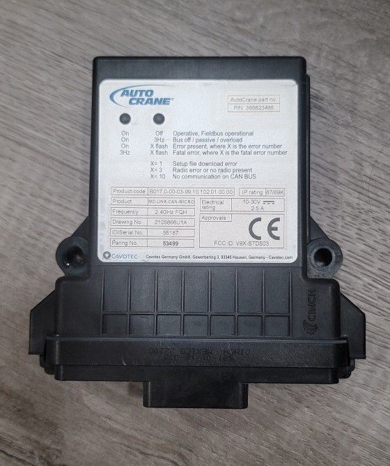 AUTO CRANE REMOTE RECEIVER BASE STATION 