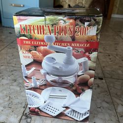 Kitchen Plus 2000 All-In-1 Food Prep System (New in Box)