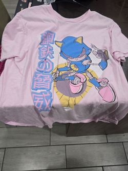 Pink sonic tshirt size M