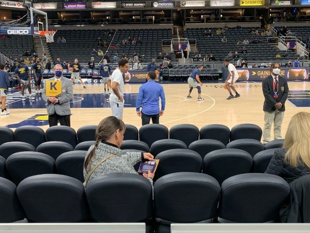 Pacers Floor Seats (Tickets) Vs The NBA