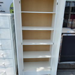 Brand New White Storage Shelving 2 Door Kitchen Pantry Cabinet Available In Other Colors 