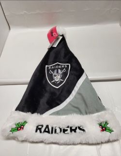 NFL Raiders Football Christmas Hat