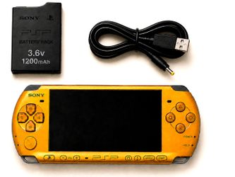 🔥 Sony PSP-3000 Bright Yellow Gold | 64GB | New Battery | Excellent Condition | 7-Day Warranty