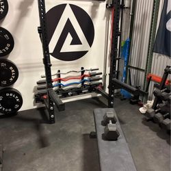 Wall Mounted 3x3 Power Rack