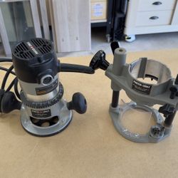 Porter Cable Plunge Router And Standard Base
