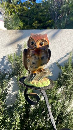 Vintage Owl Statue Figure Japan