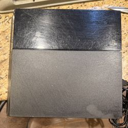 Sony PlayStation 4 500GB Black Console with Cables, (WORKING)
