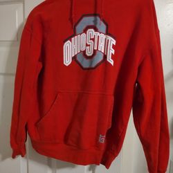 Pro Edge Brand Ohio State Pullover Scarlet And Gray Hoodie Large