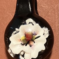 Handmade Small Glass Flower Pendant