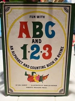 Vintage Fun with ABC and 123 1965 Parents' Magazine Press Hardcover