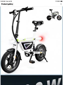 Smart electric folding bike