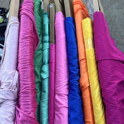Bulk Fabric Rolls – Bright Colors – Great for Backdrops & Events