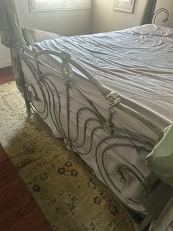 Ornate Wrought Iron Bed Frame