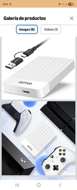 USB 3.0 portable external hard drive storage expansion for PC, Mac, desktop, laptop, PS4, PS5, Xbox One X/S, Xbox 360, Xbox Series X/S, Office & Game