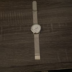 Micaiah Mesh Like Stainless Steel Watch Great Condition Fully Working