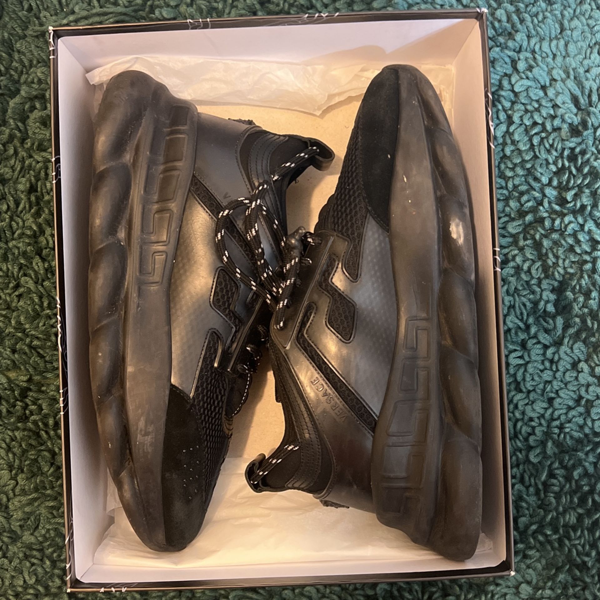 5点set☆Chain Reaction☆When in Paris Force 10 necklace Large model 18K yellow gold diamond half