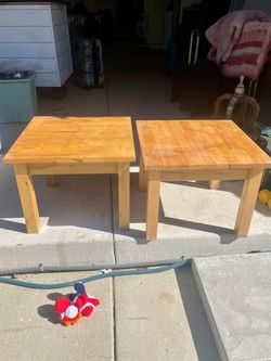 Solid wood tables