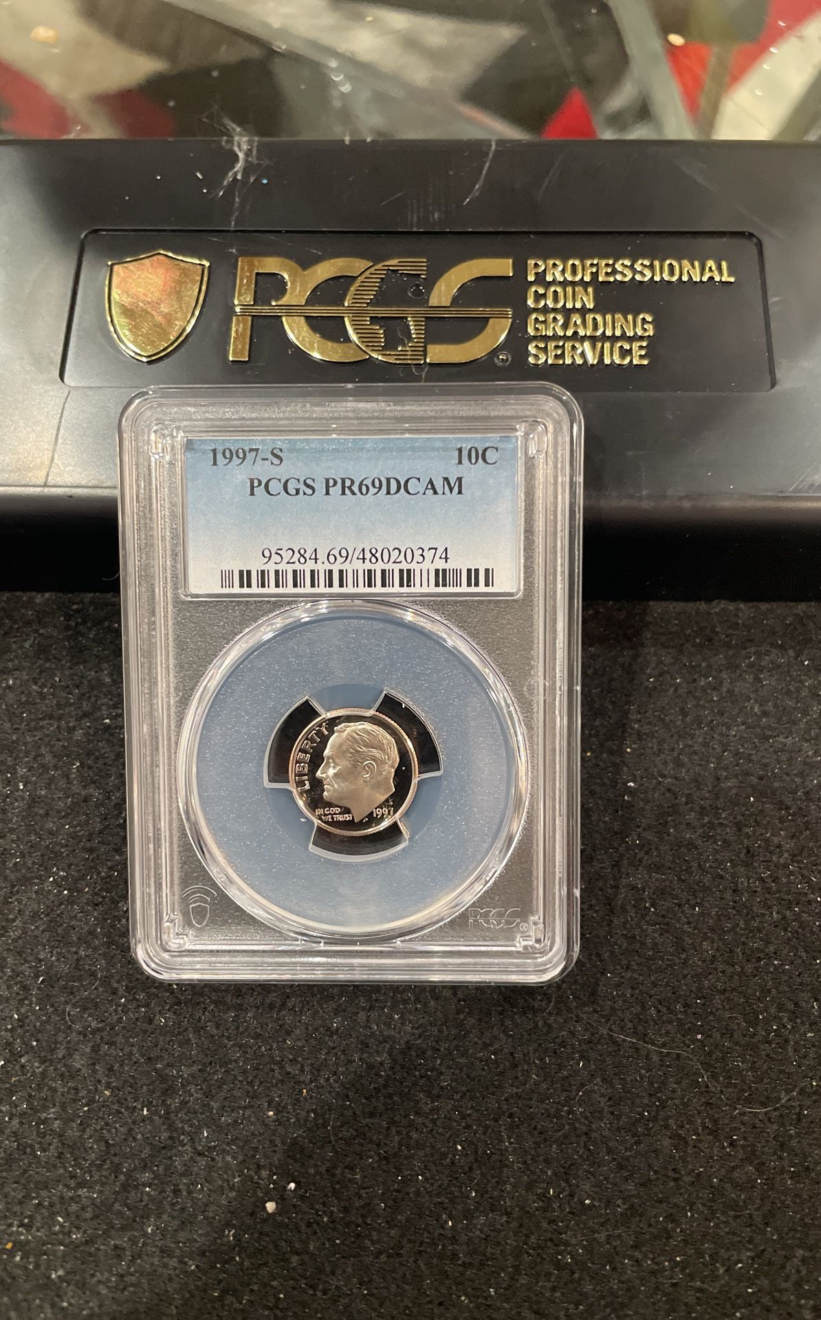 1997 S Gem Proof Roosevelt Dime Graded At PR69 With A Deep Cameo S-17