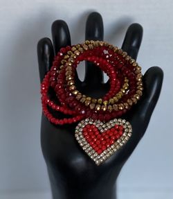 beautiful set of 8 bracelets