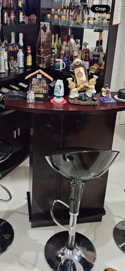 Full bar with all bottles and chairs ( all Included)