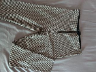 Zara Houndstooth Pants and Wild Honey Snakeskin Skirt