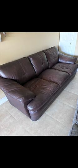 Leather couch $50