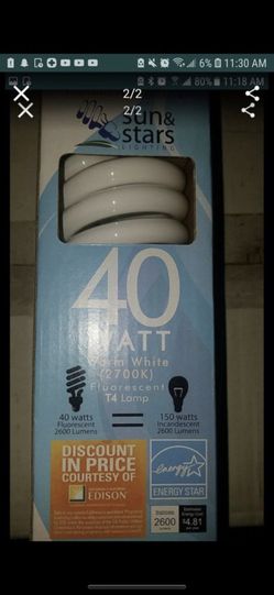 Box of lights bulbs