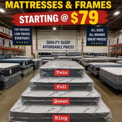 🔥 MATTRESS WAREHOUSE SALE – STARTING @ ONLY $79! 🔥