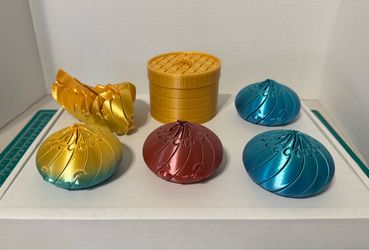 3D Printed dumpling Set