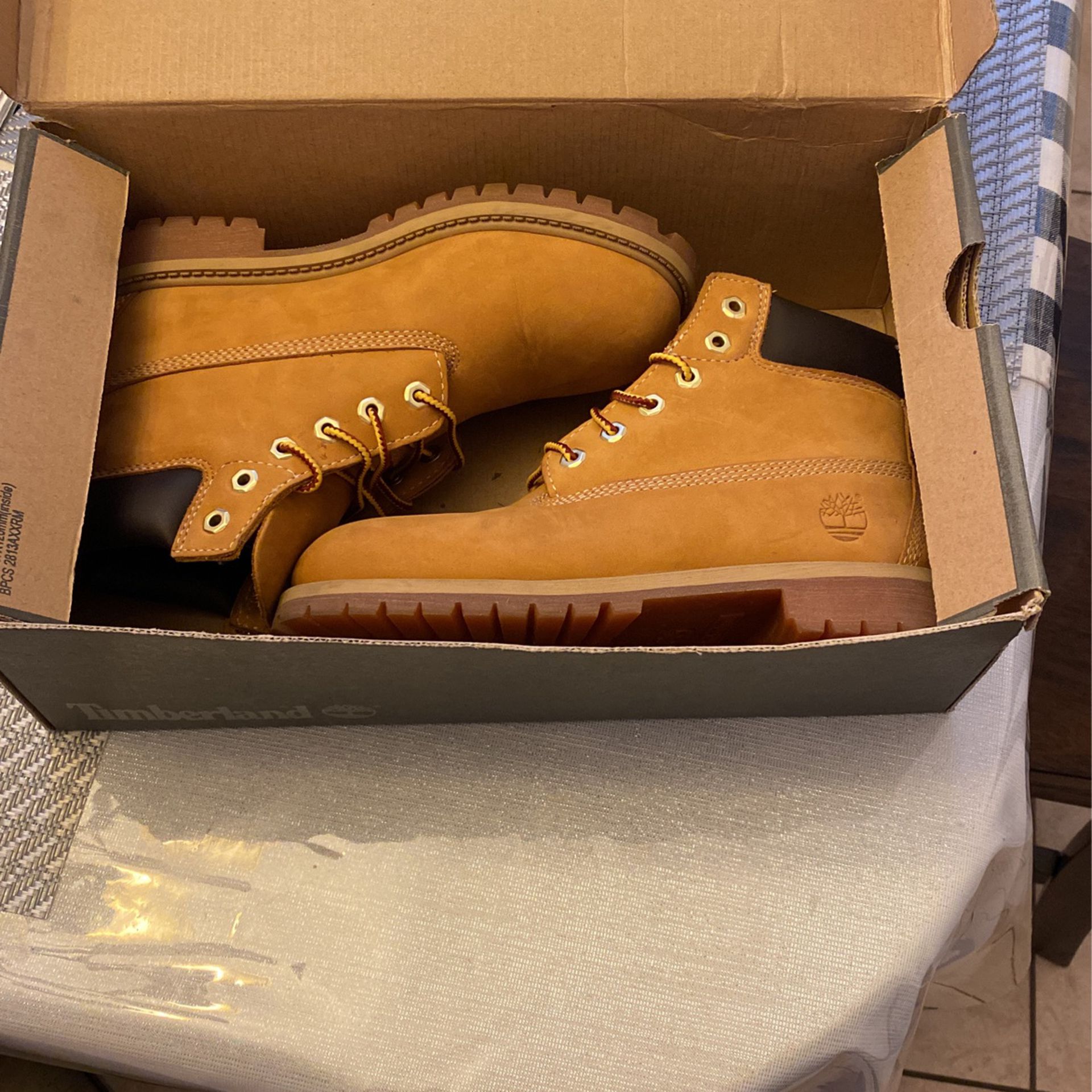 Timberland 6in Prem Wheat 3 Youth