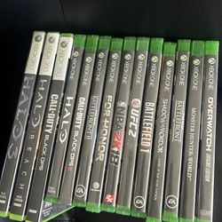 Xbox One and Xbox 360 games $10 each  (hard case with CD) inside