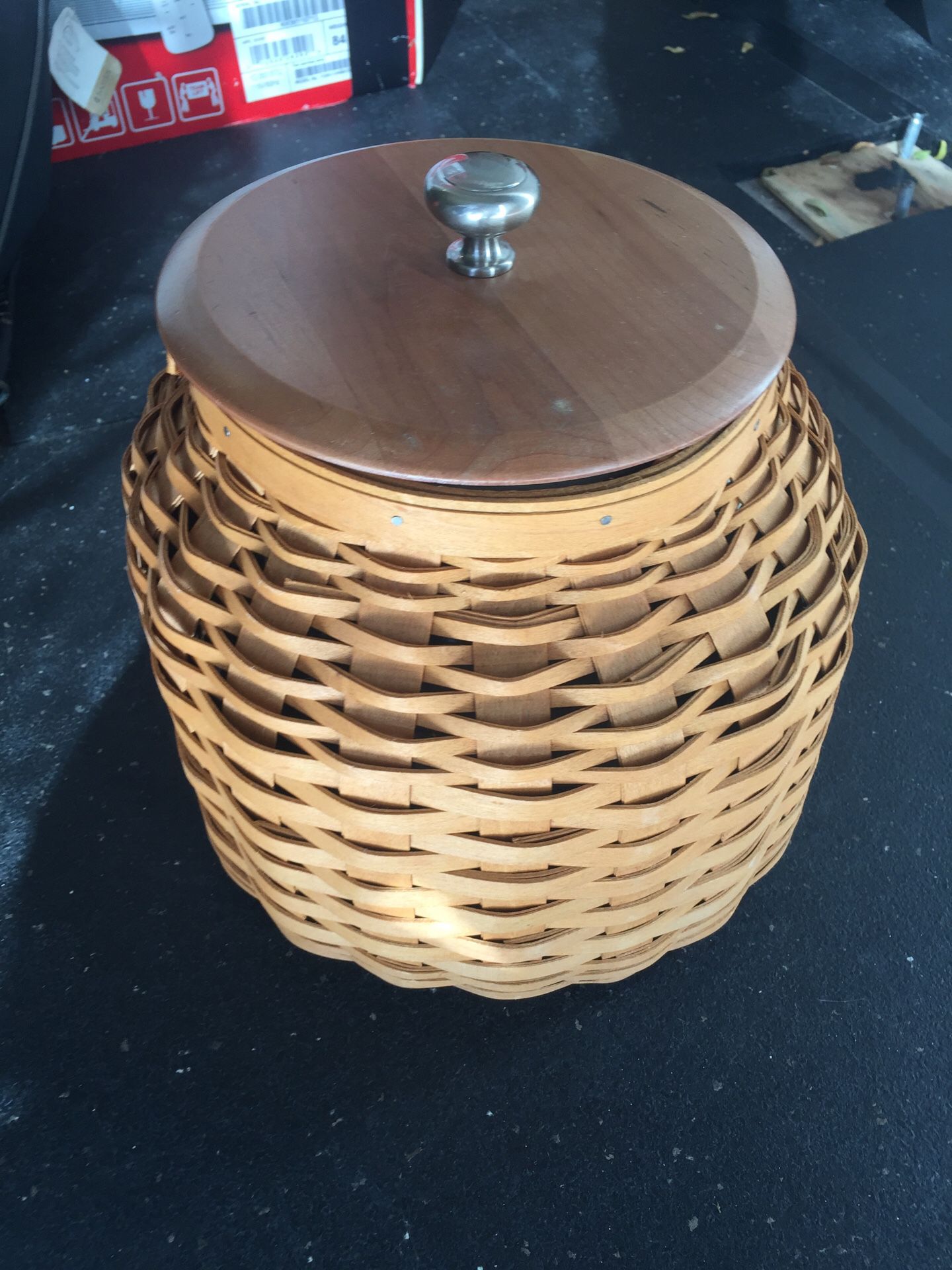 Longaberger Cookie Jar Basket