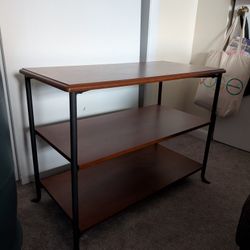 3 Tier Wooden Console Table/Table Shelf/Bookshelf