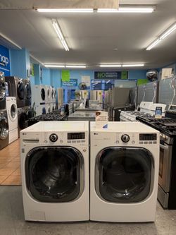 LG 4.5 Cu. Ft. Washer and 7.4 Cu. Ft Gas Dryer