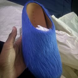 Blue Marni Slides