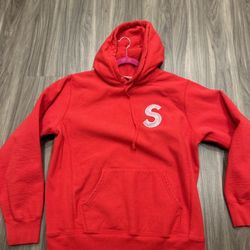 Supreme S Logo Hoodie Size Large