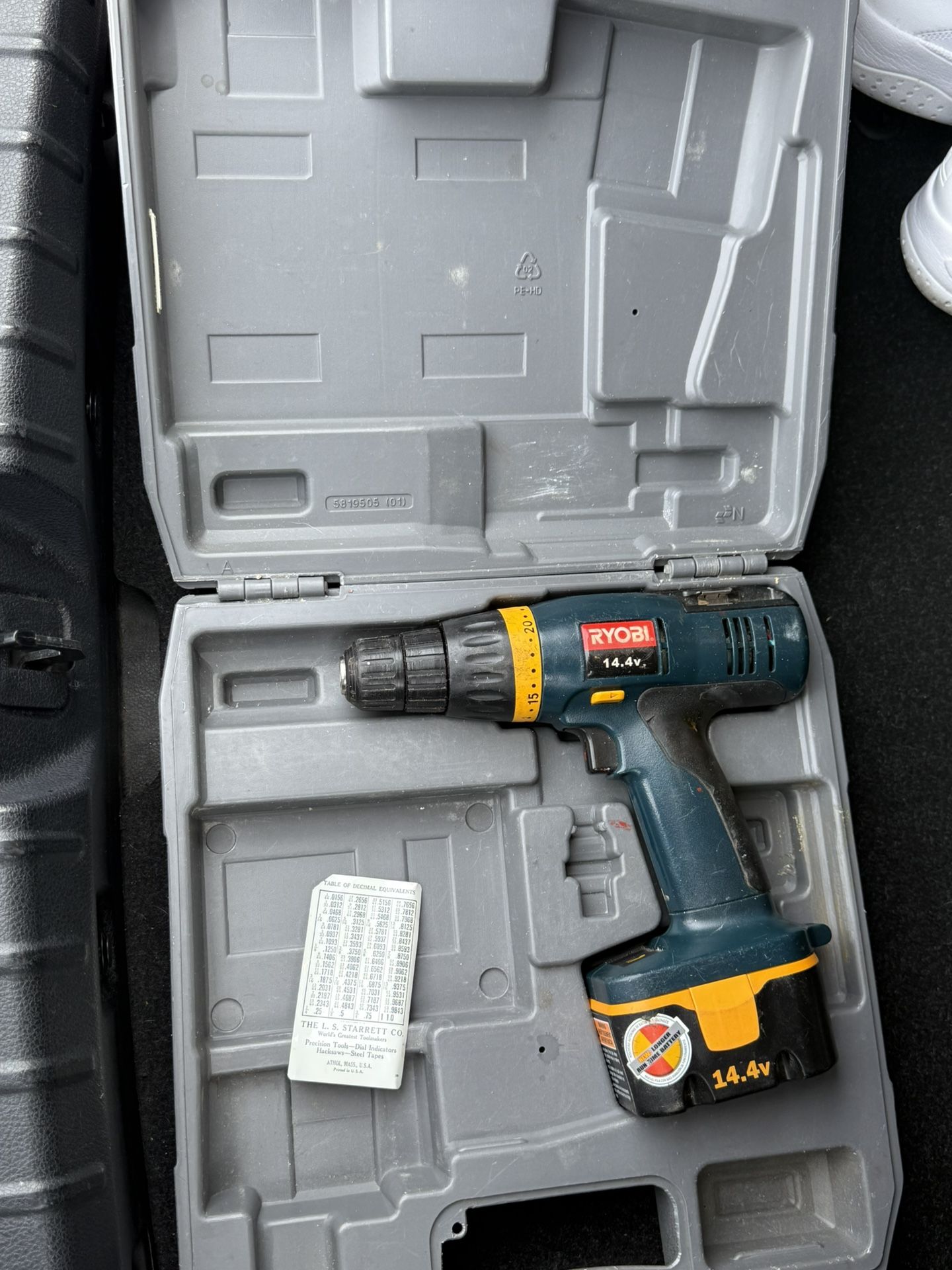 Rye I HP1442M 3/8" 14.4V Cordless Variable Speed Dril