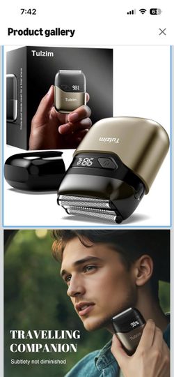 Brand New Electric Foil Shaver: 3D Blades & IPX7 Waterproof, Electric Razors for Men with LED Display: 100-Min Runtime, USB-C Fast Charge - Face Shave