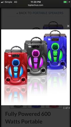 All portable Bluetooth speaker rechargeable on sale today