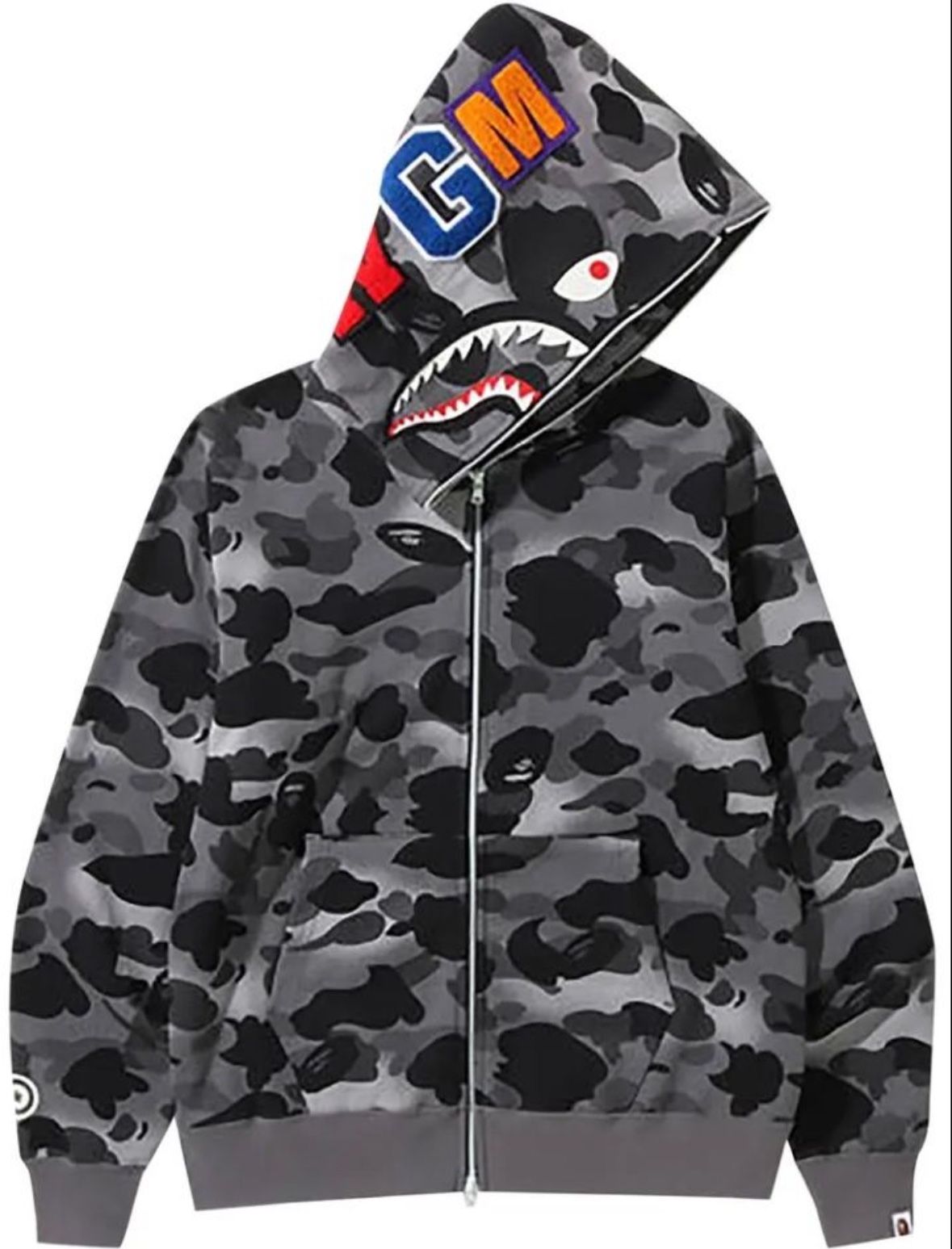 Bape Hoddie Grid Camo