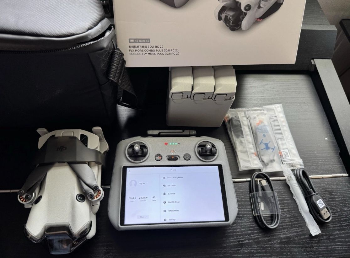 DJI Mini 4 Pro Fly More Combo Plus Camera Drone (with RC 2 Remote)