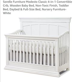 Sorelle 4 in 1 baby crib