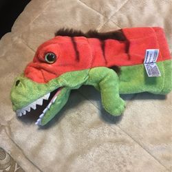 Aurora 11” Plush Velociraptor Hand Puppet Stuffed Animal 2020