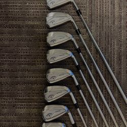 Callaway Elyte Iron Set 4-PA Steel Shaft 6.0 Flex RH +1" Std Lie