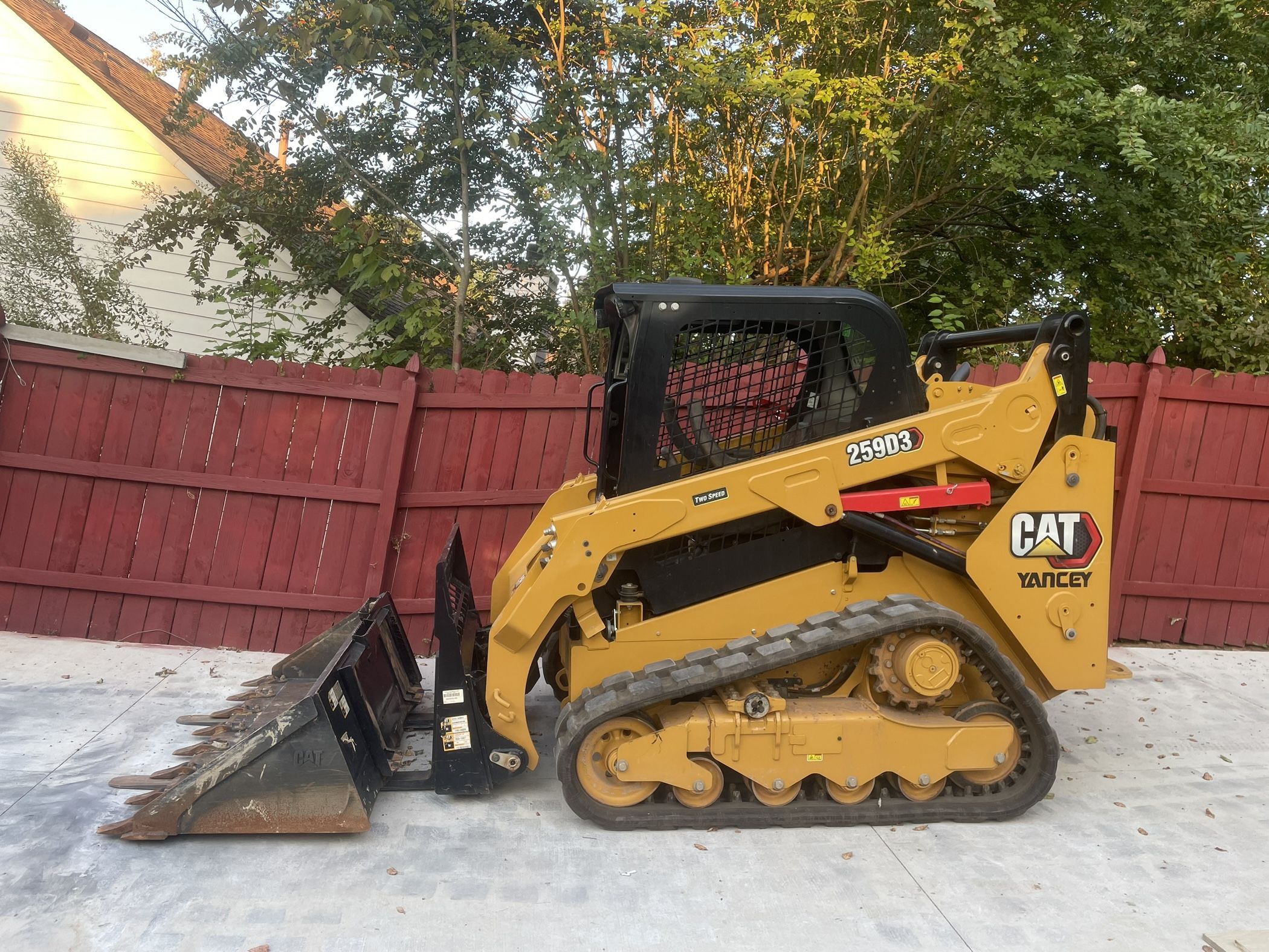 Bobcat And Concrete Machine