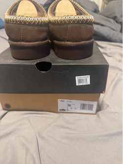 Uggs Tasman Slippers Size 10 Dusted Cocoa