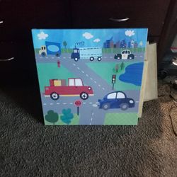 21" X 21" Car Canvas