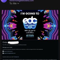 EDC GA+ tickets