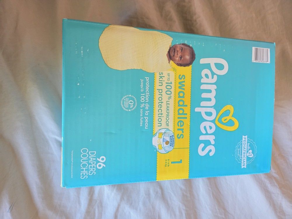 New Box Size 1 Pamper Diapers 